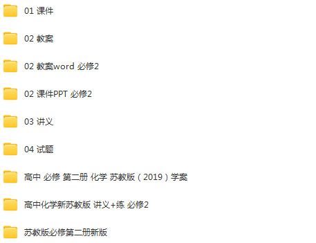 苏教版（2019）高中化学必修第二册多套PPT课件+多套教案+单元测试+试题强化练习汇编