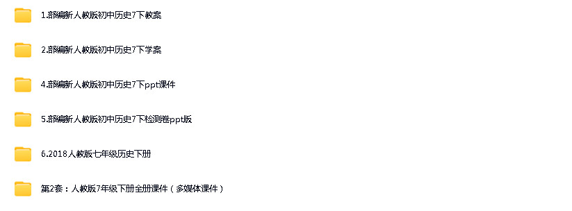 人教部编版（2025）初中历史七年级下册成套PPT课件+教案+导学案+检测试卷+说课搞汇编