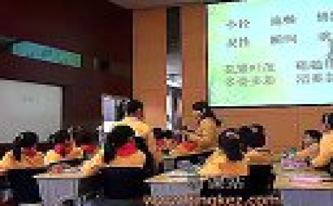 2013年湖北省小学语文比赛教学视频四年级下册《触摸春天》